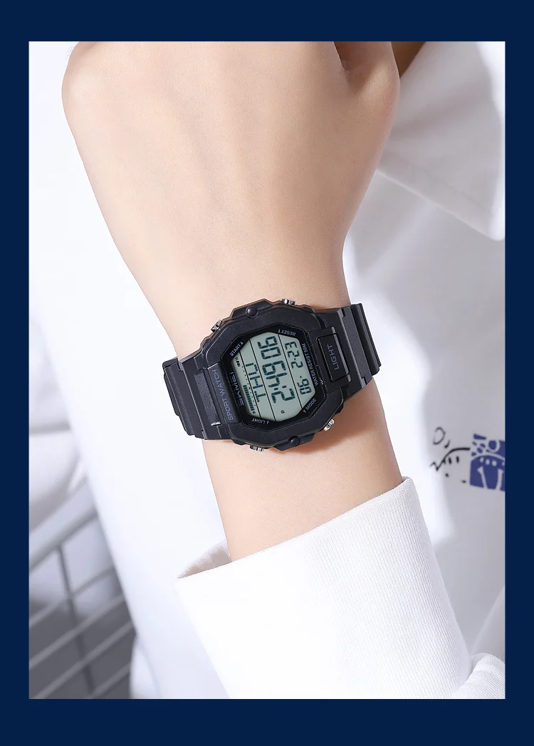 SKMEI 2573 Fashion Electronic Watch Women Sport Waterproof Wristwatch Calendar Date Digital Girl Watches 1622 Reloj Demujer SKMEI 2573 Fashion Electronic Watch Women Sport Waterproof Wristwatch Calendar Date Digital Girl Watches 1622 Reloj Demujer