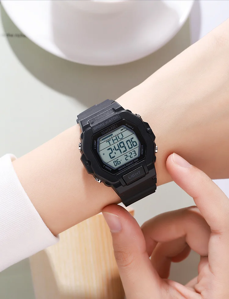 SKMEI 2573 Fashion Electronic Watch Women Sport Waterproof Wristwatch Calendar Date Digital Girl Watches 1622 Reloj Demujer SKMEI 2573 Fashion Electronic Watch Women Sport Waterproof Wristwatch Calendar Date Digital Girl Watches 1622 Reloj Demujer