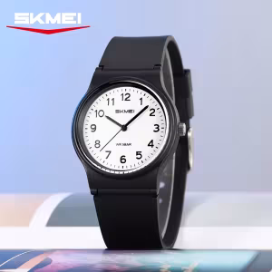 Skmei 2549 Minimalist Quartz Watch for Women with Silicone Band (50M Waterproof)