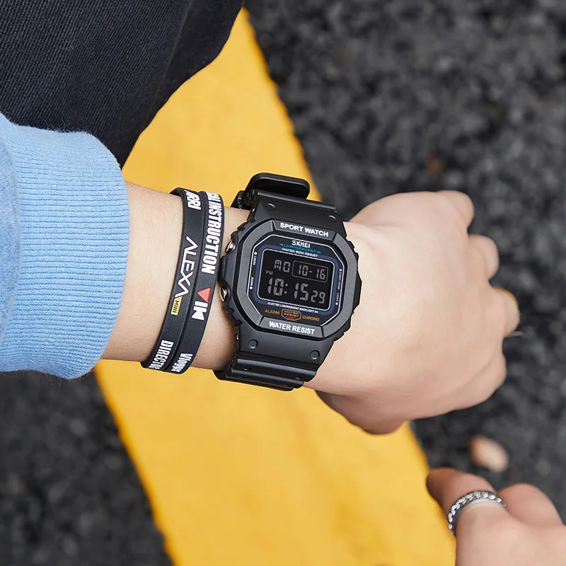 Skmei 1263 Multifunctional Digital Sports Watch with Alarm and Countdown Timer for Men and Women (50M Waterproof) Skmei 1263 Multifunctional Digital Sports Watch with Alarm and Countdown Timer for Men and Women (50M Waterproof) - Image 6