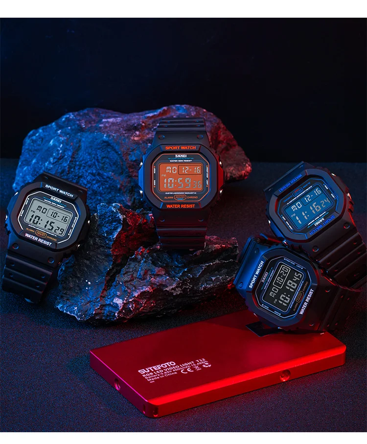 SKMEI Alarm Clock Digital Sports Watches For Men Women 5Bar Waterproof Countdown Wristwatches Multifunctional Watch Reloj Hombre SKMEI Alarm Clock Digital Sports Watches For Men Women 5Bar Waterproof Countdown Wristwatches Multifunctional Watch Reloj Hombre