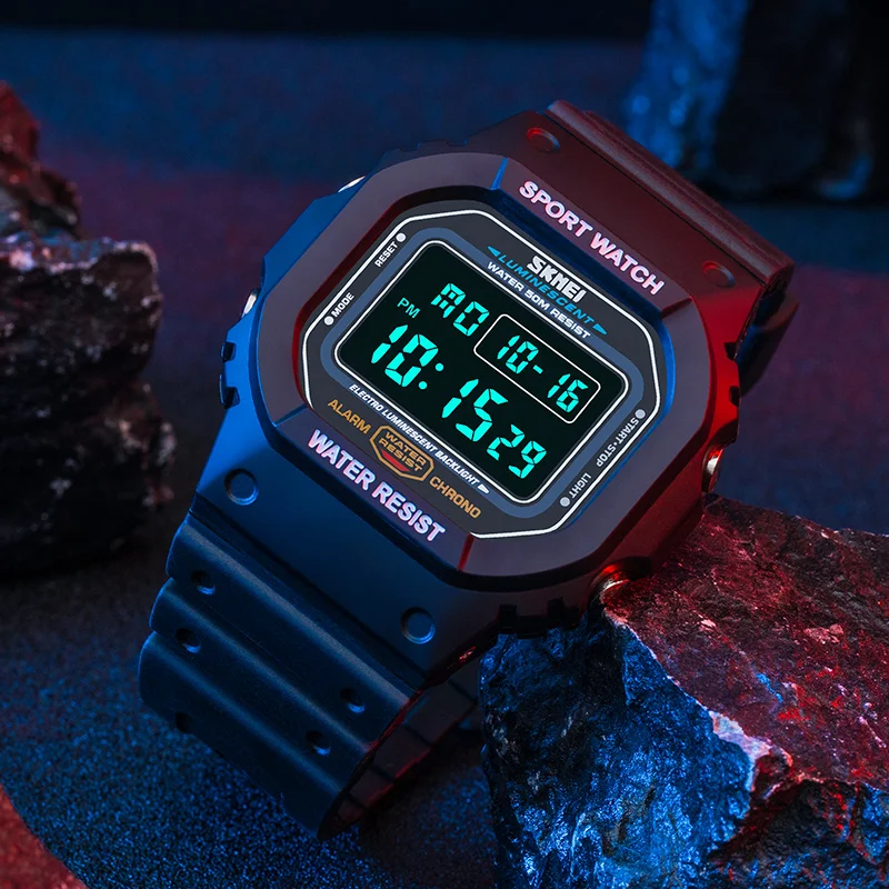 Skmei 1263 Multifunctional Digital Sports Watch with Alarm and Countdown Timer for Men and Women (50M Waterproof) Skmei 1263 Multifunctional Digital Sports Watch with Alarm and Countdown Timer for Men and Women (50M Waterproof) - Image 3