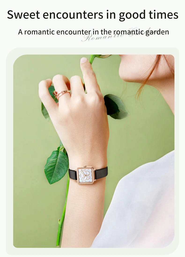 SKMEI Romantic Style Butterfly Quartz Movement Watches Ladies Small Square Wristwatches Fashion Elegance Waterproof Girls Watch SKMEI Romantic Style Butterfly Quartz Movement Watches Ladies Small Square Wristwatches Fashion Elegance Waterproof Girls Watch