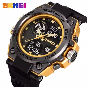 Skmei 2031 Multifunction Digital Sports Watch with Chronograph and Dual Display for Men (50M Waterproof)