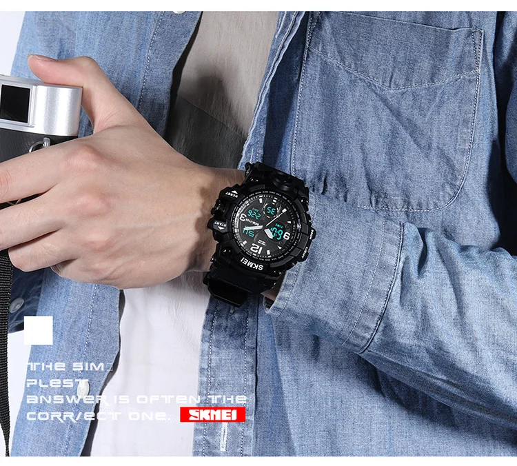 SKMEI Fashion Sports Electronics Watches For Men Shockproof Waterproof Digital Wristwatches 2Time Chrono Male Watch reloj hombre SKMEI Fashion Sports Electronics Watches For Men Shockproof Waterproof Digital Wristwatches 2Time Chrono Male Watch reloj hombre