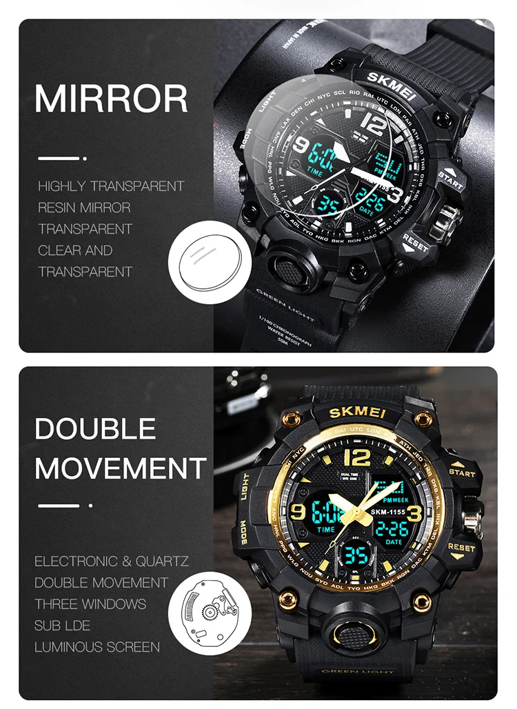 SKMEI Fashion Sports Electronics Watches For Men Shockproof Waterproof Digital Wristwatches 2Time Chrono Male Watch reloj hombre SKMEI Fashion Sports Electronics Watches For Men Shockproof Waterproof Digital Wristwatches 2Time Chrono Male Watch reloj hombre