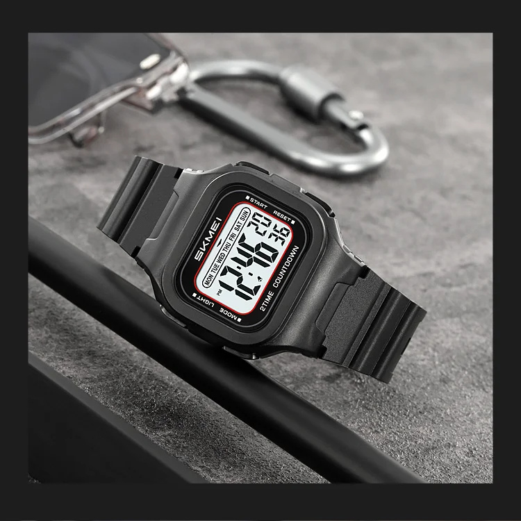 SKMEI Sports Countdown Digital Wristwatch For Men Women Waterproof Electronic Watches Chrono Student Military Watch Reloj Hombre SKMEI Sports Countdown Digital Wristwatch For Men Women Waterproof Electronic Watches Chrono Student Military Watch Reloj Hombre