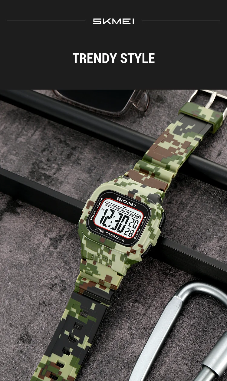 SKMEI Sports Countdown Digital Wristwatch For Men Women Waterproof Electronic Watches Chrono Student Military Watch Reloj Hombre SKMEI Sports Countdown Digital Wristwatch For Men Women Waterproof Electronic Watches Chrono Student Military Watch Reloj Hombre