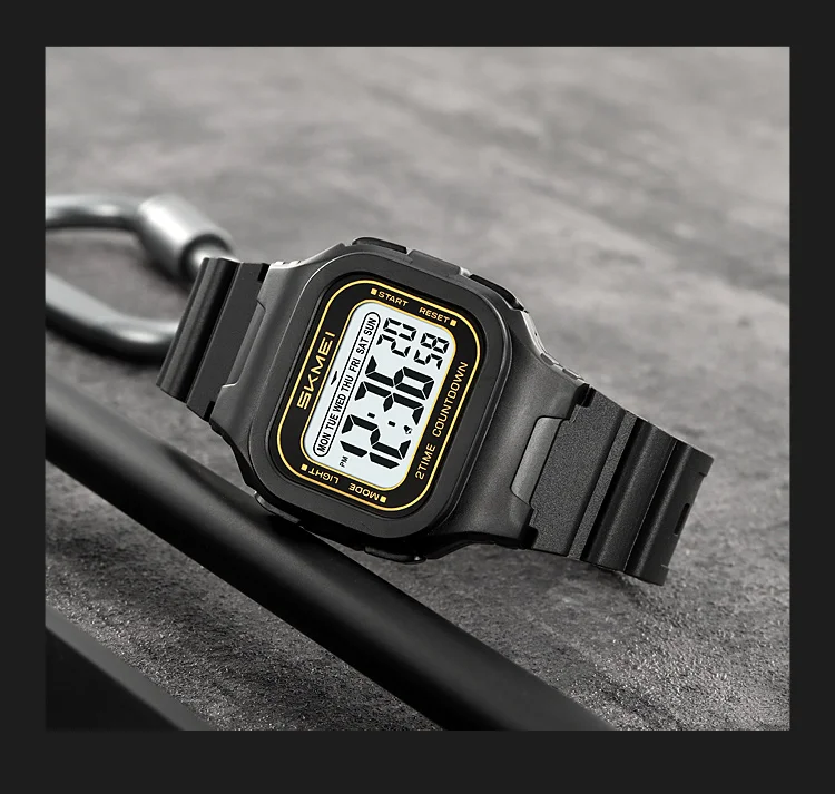 SKMEI Sports Countdown Digital Wristwatch For Men Women Waterproof Electronic Watches Chrono Student Military Watch Reloj Hombre SKMEI Sports Countdown Digital Wristwatch For Men Women Waterproof Electronic Watches Chrono Student Military Watch Reloj Hombre