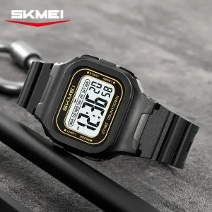 Skmei 2343 Multifunction Digital Sports Watch with Dual Time and Countdown Timer (50M Waterproof)