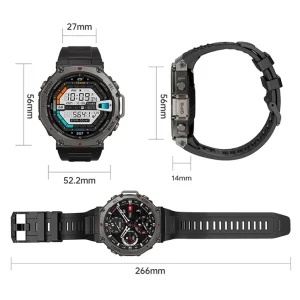 Skmei STK8321 GPS Sports Smartwatch with 1.43" AMOLED, Heart Rate & Sleep Monitoring (5ATM Waterproof)