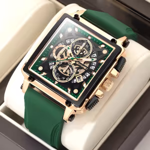 Skmei 7098 Multifunction Chronograph Watch with Night Light for Men and Women (30M Waterproof)