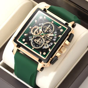 Skmei 7098 Multifunction Chronograph Watch with Night Light for Men and Women (30M Waterproof)