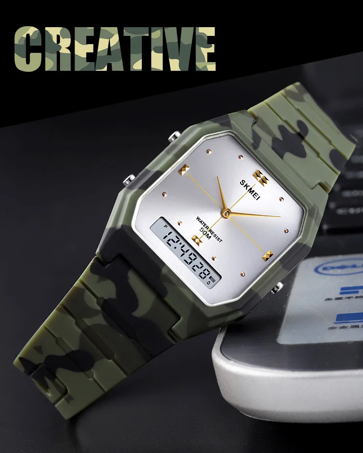 SKMEI 1604 Fashion Digital Wristwatch 3 Time Display Men Women Casual Stopwatch Sport Watch Waterproof Alarm reloj hombre SKMEI 1604 Fashion Digital Wristwatch 3 Time Display Men Women Casual Stopwatch Sport Watch Waterproof Alarm reloj hombre