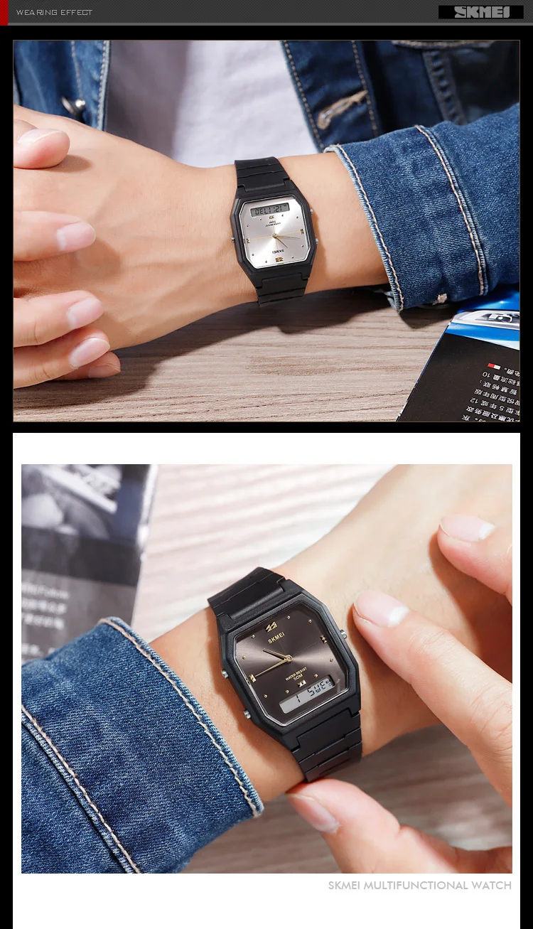 SKMEI 1604 Fashion Digital Wristwatch 3 Time Display Men Women Casual Stopwatch Sport Watch Waterproof Alarm reloj hombre SKMEI 1604 Fashion Digital Wristwatch 3 Time Display Men Women Casual Stopwatch Sport Watch Waterproof Alarm reloj hombre