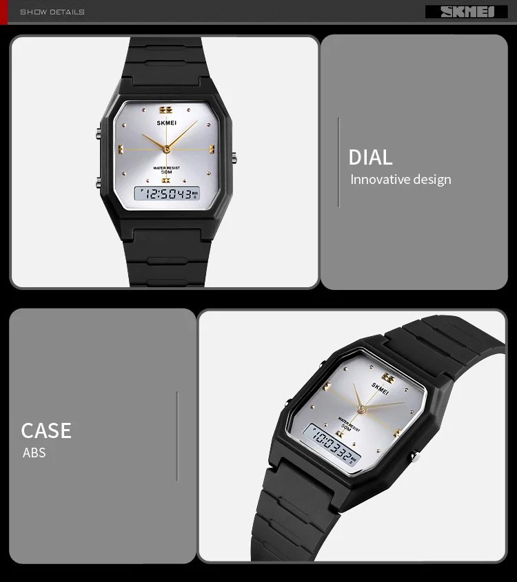 SKMEI 1604 Fashion Digital Wristwatch 3 Time Display Men Women Casual Stopwatch Sport Watch Waterproof Alarm reloj hombre SKMEI 1604 Fashion Digital Wristwatch 3 Time Display Men Women Casual Stopwatch Sport Watch Waterproof Alarm reloj hombre