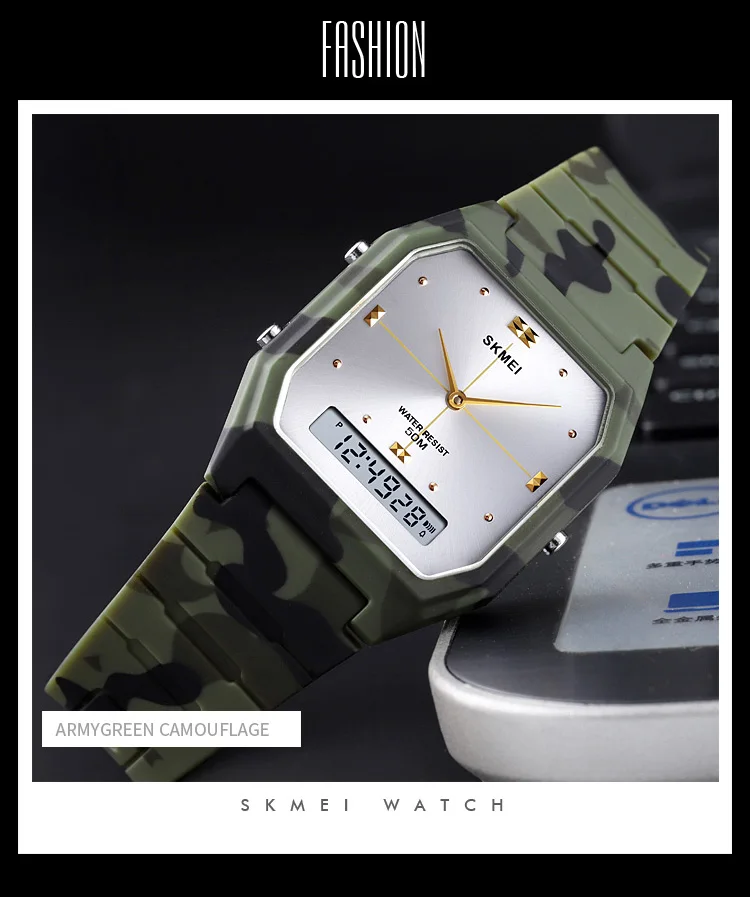 SKMEI 1604 Fashion Digital Wristwatch 3 Time Display Men Women Casual Stopwatch Sport Watch Waterproof Alarm reloj hombre SKMEI 1604 Fashion Digital Wristwatch 3 Time Display Men Women Casual Stopwatch Sport Watch Waterproof Alarm reloj hombre