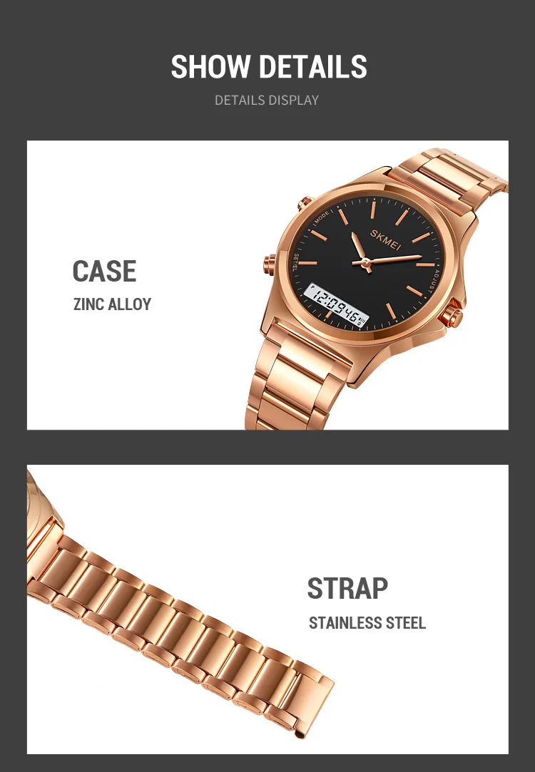 SKMEI 2120 Stainless Steel Strip Display Digital Watches, Men Women Luxury Waterproof Quartz Wristwatches and Bracele Reloj Homb SKMEI 2120 Stainless Steel Strip Display Digital Watches, Men Women Luxury Waterproof Quartz Wristwatches and Bracele Reloj Homb