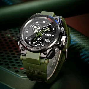 Skmei 2031 Multifunction Digital Sports Watch with Chronograph and EL Light (50M Waterproof)