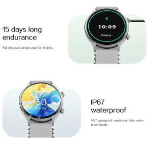 Skmei B53S Smartwatch with GPS, Voice Assistant & 123 Sports Modes for Men and Women (IP67 Waterproof)