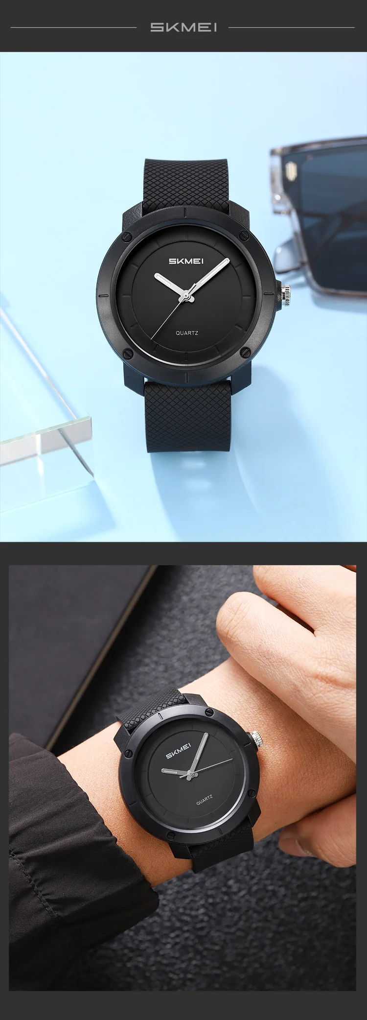 SKMEI 2577 Quartz Wristwatch 50M Waterproof Men Fashion Business Watch Sport Casual Timer Clock Wearing Decoration Outfit Simple SKMEI 2577 Quartz Wristwatch 50M Waterproof Men Fashion Business Watch Sport Casual Timer Clock Wearing Decoration Outfit Simple