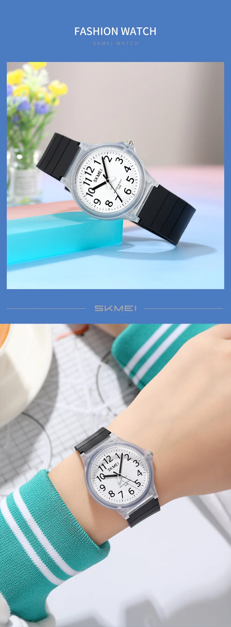 SKMEI 2557 Simple Quartz Watch Men Women Wristwatch 5ATM Waterproof Students Watch Clock Time Daily Outfit Hand-washing Raining SKMEI 2557 Simple Quartz Watch Men Women Wristwatch 5ATM Waterproof Students Watch Clock Time Daily Outfit Hand-washing Raining