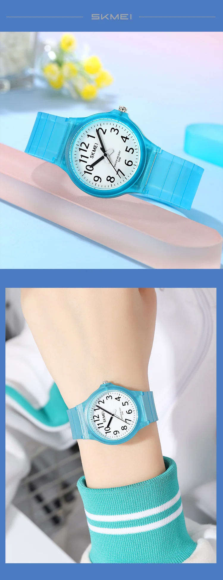 SKMEI 2557 Simple Quartz Watch Men Women Wristwatch 5ATM Waterproof Students Watch Clock Time Daily Outfit Hand-washing Raining SKMEI 2557 Simple Quartz Watch Men Women Wristwatch 5ATM Waterproof Students Watch Clock Time Daily Outfit Hand-washing Raining