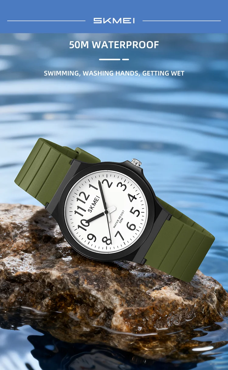 SKMEI 2557 Simple Quartz Watch Men Women Wristwatch 5ATM Waterproof Students Watch Clock Time Daily Outfit Hand-washing Raining SKMEI 2557 Simple Quartz Watch Men Women Wristwatch 5ATM Waterproof Students Watch Clock Time Daily Outfit Hand-washing Raining