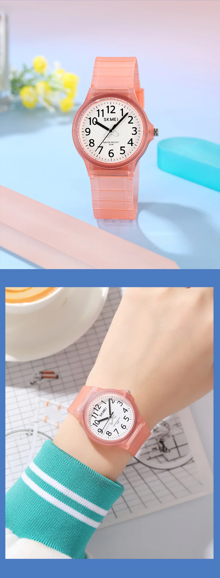 SKMEI 2557 Simple Quartz Watch Men Women Wristwatch 5ATM Waterproof Students Watch Clock Time Daily Outfit Hand-washing Raining SKMEI 2557 Simple Quartz Watch Men Women Wristwatch 5ATM Waterproof Students Watch Clock Time Daily Outfit Hand-washing Raining
