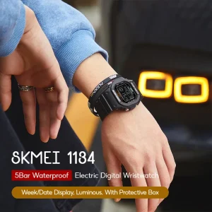 Skmei 1134 Digital Sport Watch with Alarm, Stopwatch and Luminous Display (50M Waterproof)