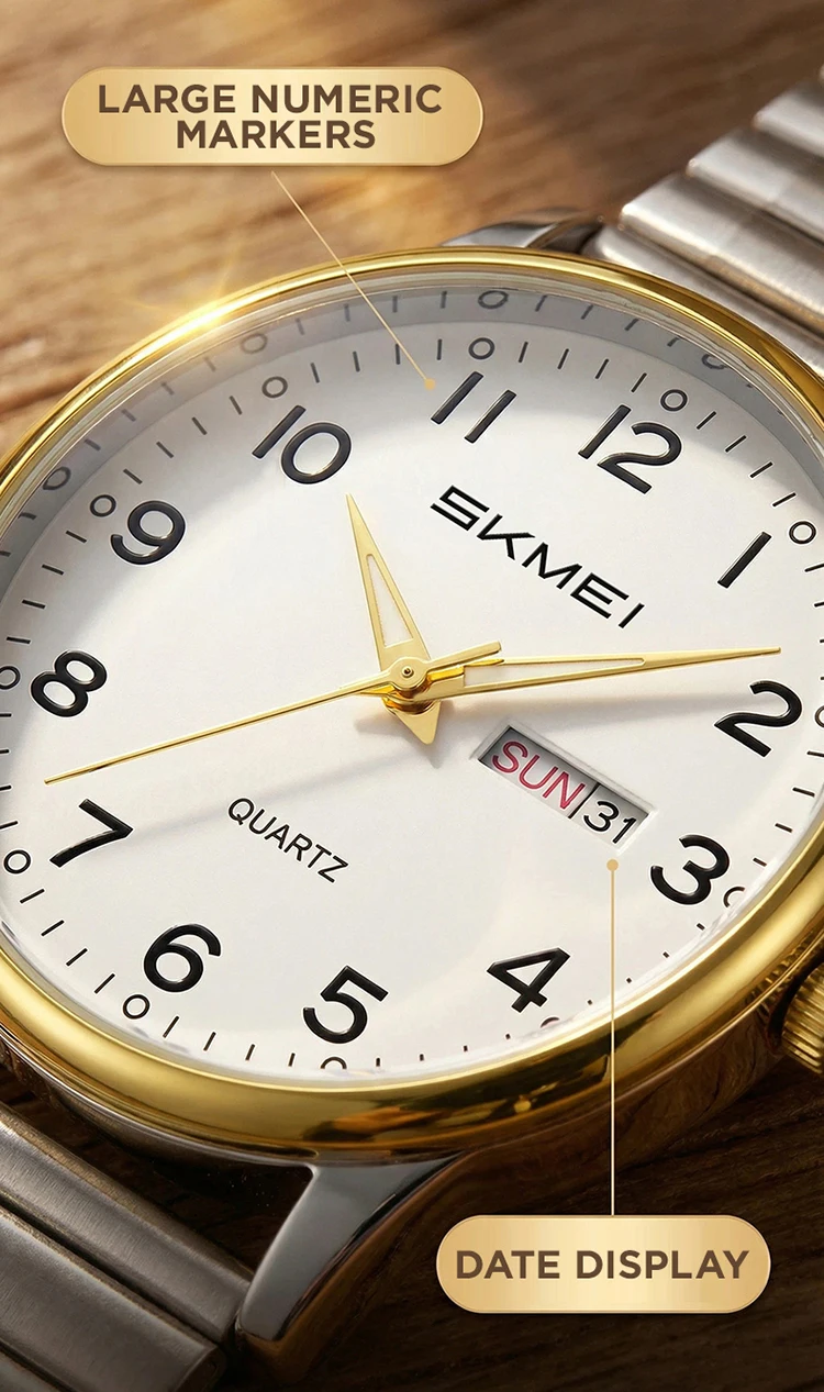 SKMEI 7902 Quartz Wristwatch W/ Box 3ATM Waterproof Watch Date Display Luminous Women Men Clock For Anniversary Birthday Party SKMEI 7902 Quartz Wristwatch W/ Box 3ATM Waterproof Watch Date Display Luminous Women Men Clock For Anniversary Birthday Party