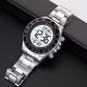 Skmei 2659 Digital Fashion Watch with EL Light and Countdown Timer (30M Waterproof)